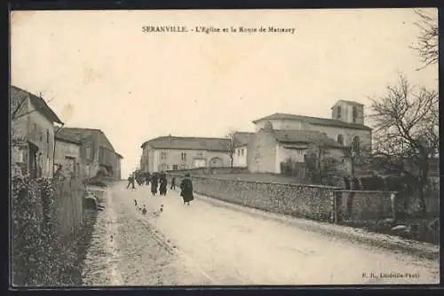 AK Seranville, L`Église et la Route de Mattexey