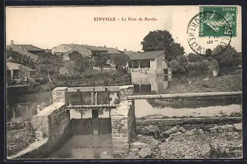 AK Einville, Le Pont de Raville