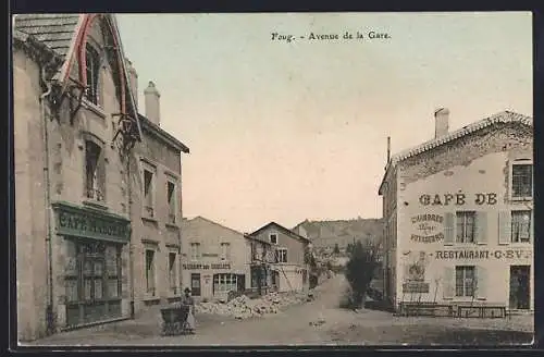 AK Foug, Avenue de la Gare