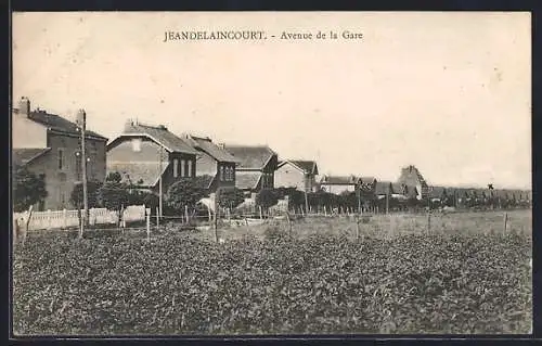 AK Jeandelaincourt, Avenue de la Gare