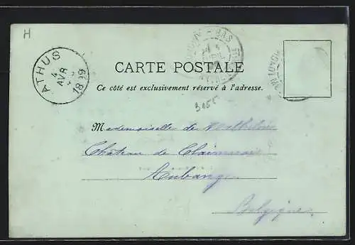 AK Laroche-sous-Montigny, Vue de l`usine et des collines environnantes