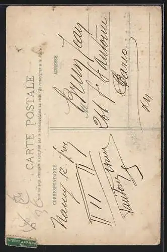 AK Nancy, Rue des Dominicains 55, Maison sculptée par Jacob-Sigisbert Adam