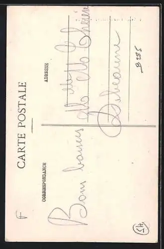 AK Flavigny-sur-Moselle, L`Église et procession devant l`église