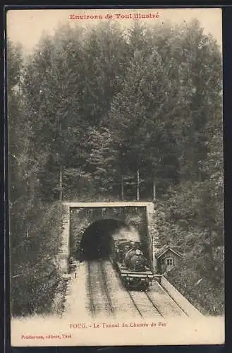 AK Foug, Le Tunnel du Chemin de Fer