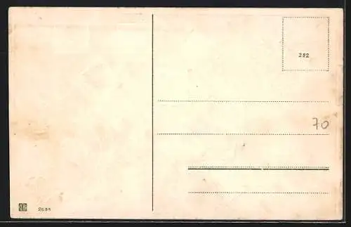 AK Briefmarken mit Botschaften, Polnische Fahne, Wappen, Briefmarkensprache