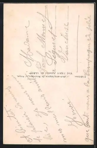 AK Norwegischer Soldat mit seiner Liebsten in einer Hutbox, Fotomontage