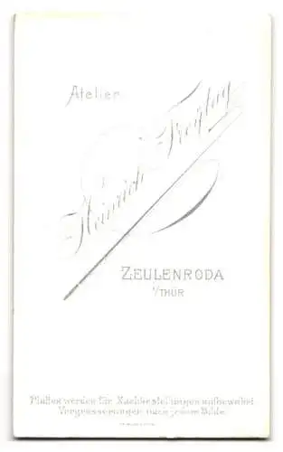 Fotografie Heinrich Freytag, Zeulenroda, Porträt einer älteren Dame