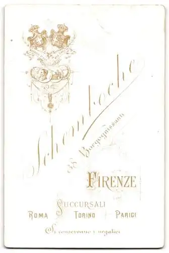 Fotografie Schemboche, Firenze, Borgognissanti 38, Porträt einer Dame