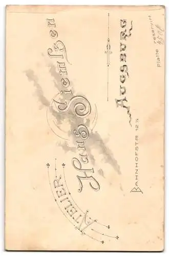 Fotografie Hans Siemsen, Augsburg, Bahnhof-Str. 12½, Porträt eines Paares