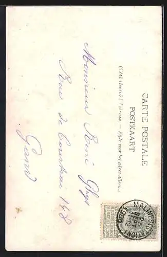 AK Malines, L`Eglise St-Rombaut