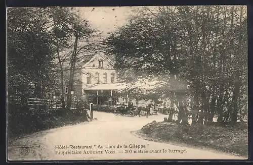 AK Gileppe, Hôtel Restaurant au Lion de la Gileppe Auguste Voss