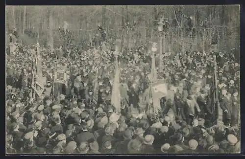 AK Bruxelles, Entrée du Roi des troupes alliées 1918, Défilé des mutilés