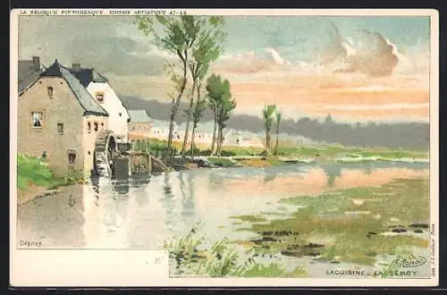 Künstler-AK F. Ranot: Lacuisine, la Semoy