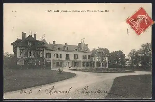 AK Lantan, Château de la Chaume, facade Est