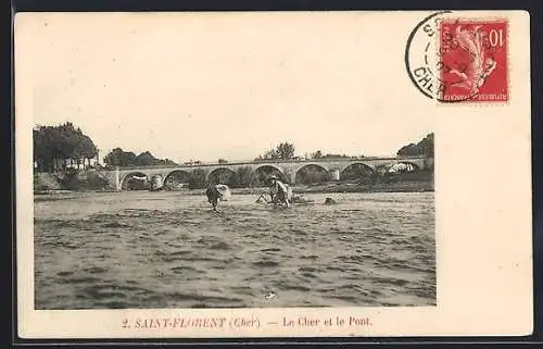 AK Saint-Florent, Le Cher et le Pont