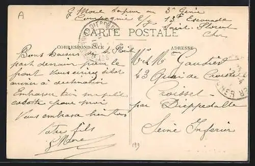 AK Saint-Florent-sur-Cher, Château imposant avec architecture élégante