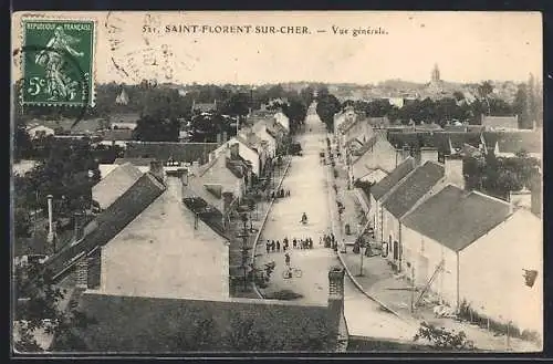 AK Saint-Florent-sur-Cher, Vue générale