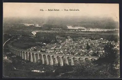 AK Saint-Satur, Vue Générale