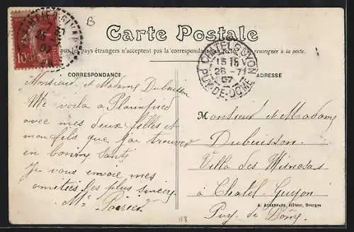 AK Plaimpied, Vue générale du village en Berry