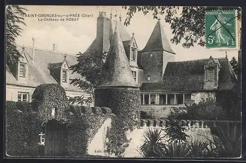 AK Saint-Georges-sur-la-Prée, Le Château de Rosay