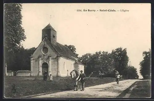 AK Saint-Céols, L`Église en Berry