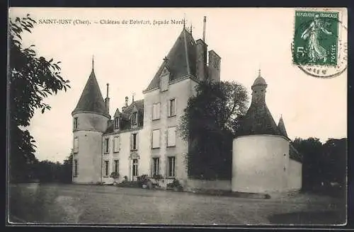 AK Saint-Just, Château de Boisvert, facade Nord