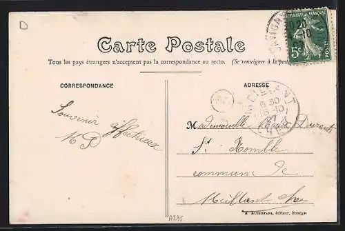 AK Saint-Just, Vue générale du village en Berry