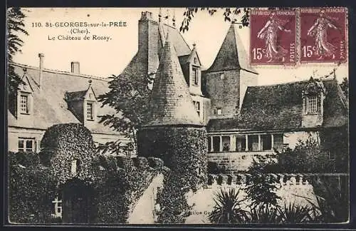 AK Saint-Georges-sur-la-Prée, Le Château de Rozay