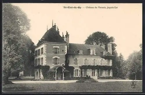 AK St-Eloi-de-Gy, Château du Vernais, facade Est