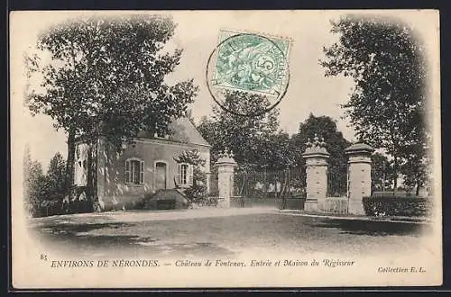 AK Fontenay, Château de Fontenay, Entrée et Maison du Régisseur