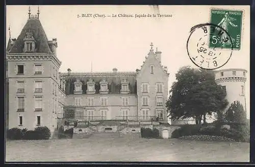 AK Blet, Le Château, facade de la Terrasse