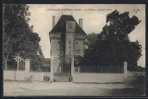 AK Menetou-Couture, Le Château, facade Ouest