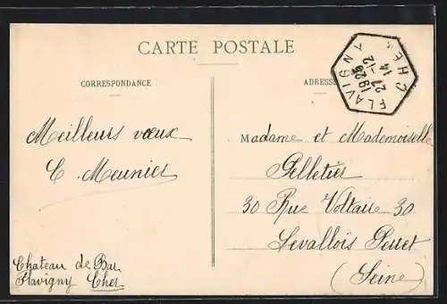 AK Flavigny, Château de Bar et l`Étang