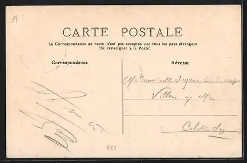 AK Mehun-sur-Yèvre, Ruines du Château (Vue prise des Grands-Moulins)