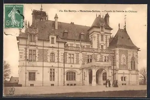 AK Menetou-Salon, Facade de l`entrée du château