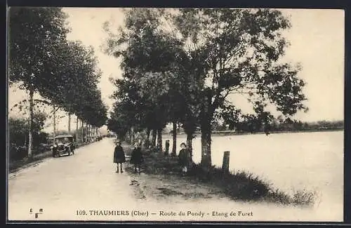 AK Thaumiers, Route du Pondy, Étang de Furet