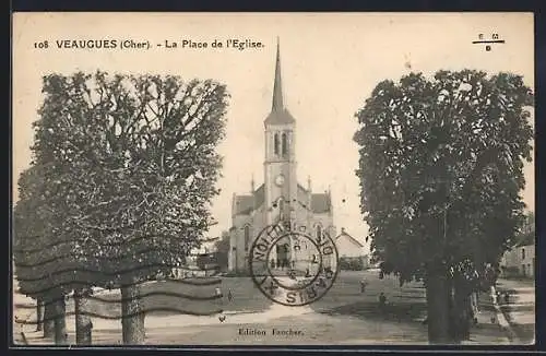 AK Veaugues, La Place de l`Église