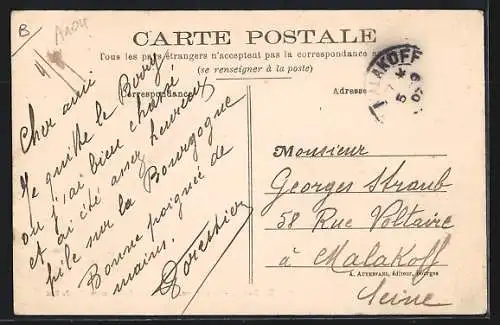 AK Veaugues, Château des Porteaux, facade sud