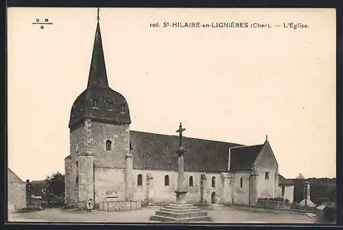 AK Saint-Hilaire-en-Lignières, L`Église