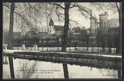 AK Mehun-sur-Yèvre, Château de Charles VII et le canal du Berry