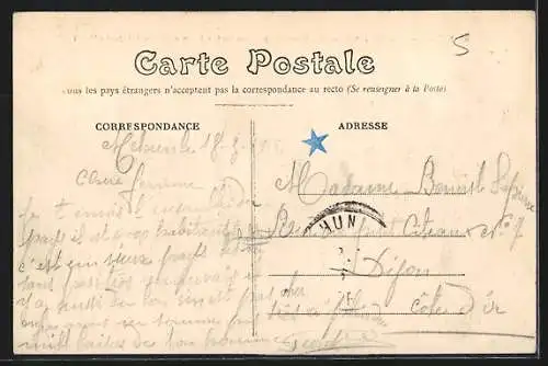 AK Mehun-sur-Yèvre, Vue générale prise du haut de la Tour Charles VII (partie Nord)