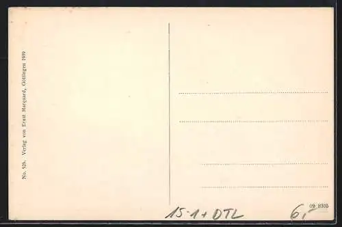 AK Weende b. Göttingen, Fliegeraufnahme vom Ballon Segler aus