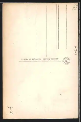 AK Porträt des Dichters Baudelaire 1821-1867