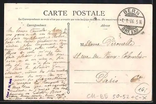 AK Bern, Milchfuhrmann mit Hundegespann