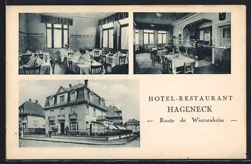 AK Colmar, Hôtel-Restautant Hadeneck, Propr. Jean Wuest