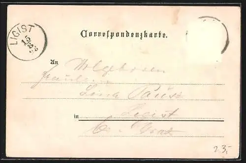 Lithographie Strobl, Jäger mit erlegter Gemse, Hotel See mit Alpen-Panorama