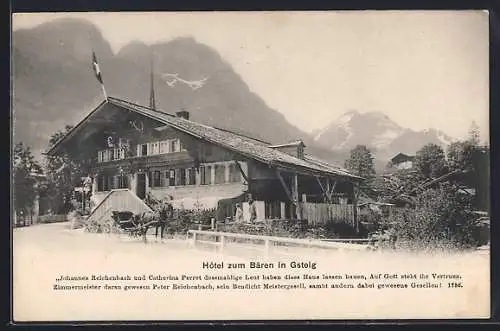 AK Gsteig, Hotel zum Bären