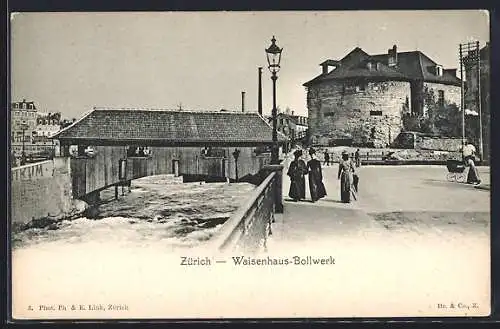 AK Zürich, Waisenhaus-Bollwerk