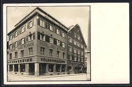 AK Chur, Hotel Drei Könige Fam. E. Schällibaum