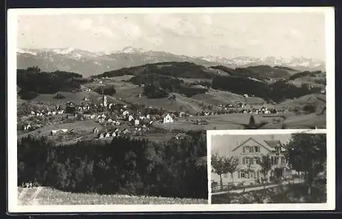 AK Heiden, Gasthaus & Pension z. Rossbüchel, Gesamtansicht